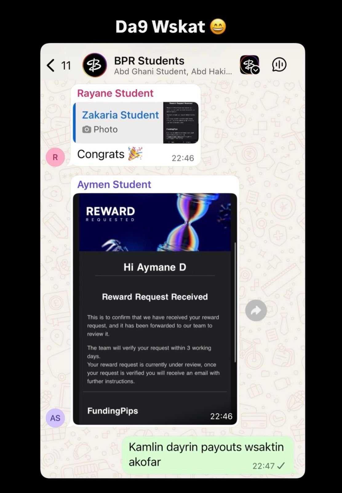 Aymen & Zakaria — FundingPips Payouts 💰