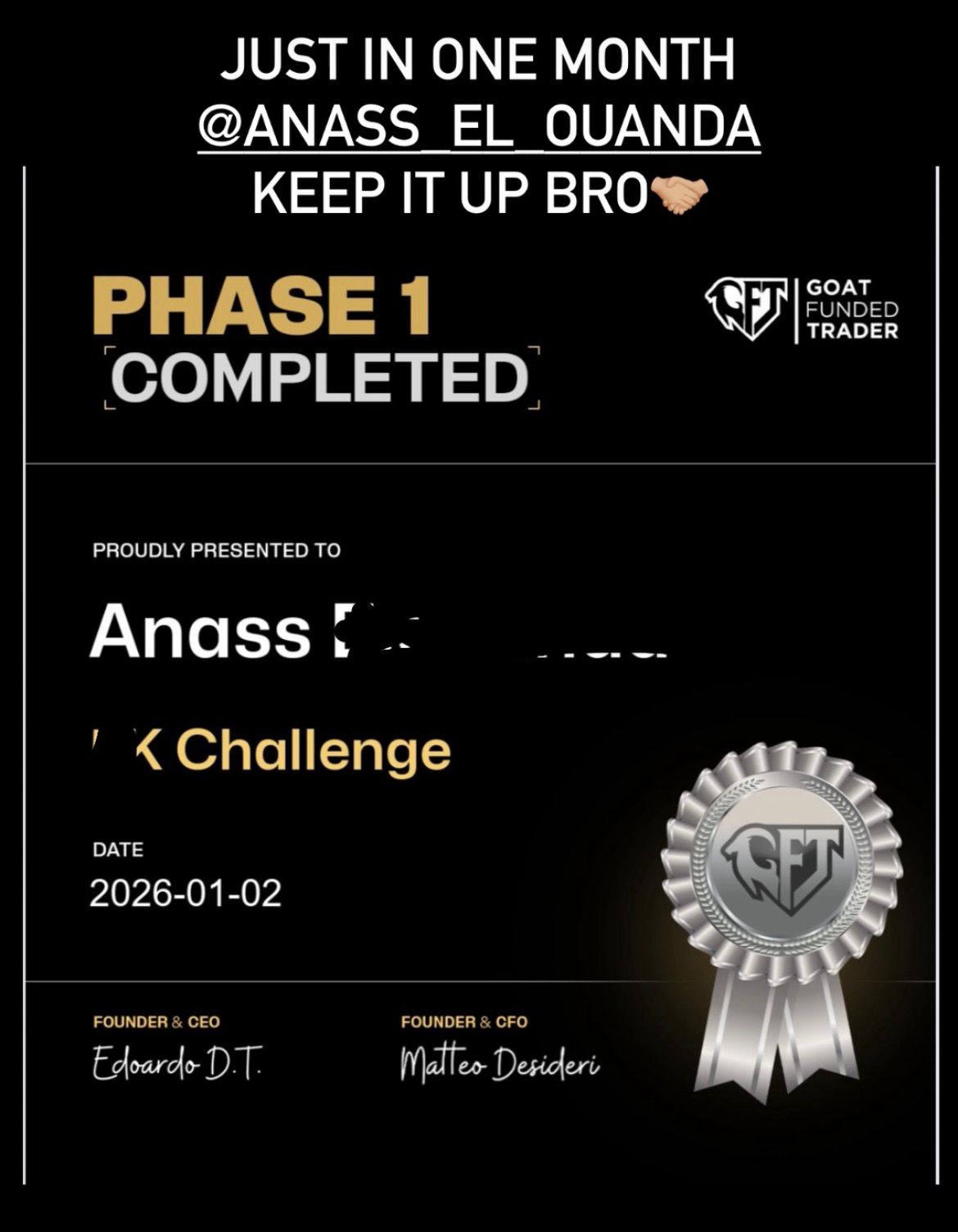 Anass El — GOAT Phase 1 in 1 Month 🔥